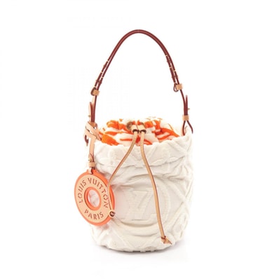 ルイ・ヴィトン LOUIS VUITTON LV バケーション バイザプール バケット ショルダーバッグ バッグ レザー パイル レディース ホワイト系 / ブラウン系 / マルチカラー M25146 【中古】