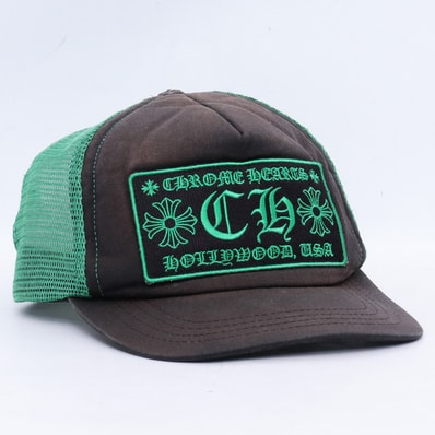Chrome Hearts Trucker Cap CH "Black/Green"
