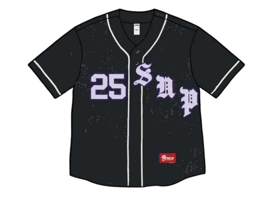 Supreme Old English Baseball Jersey 