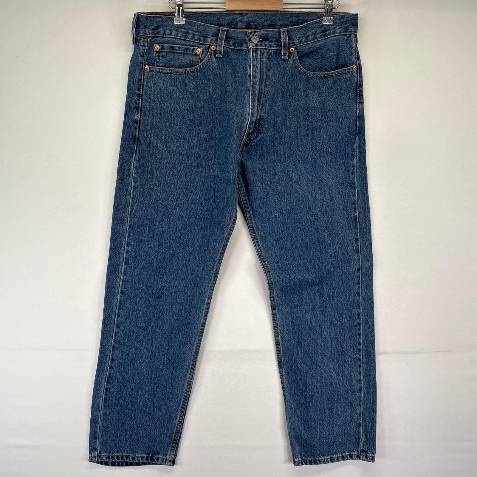 古着 リーバイス Levi's デニムパンツ 505 ストレート ジップフライ 5ポケット ジーパン ジーンズ w36 L29  ブルー メンズ