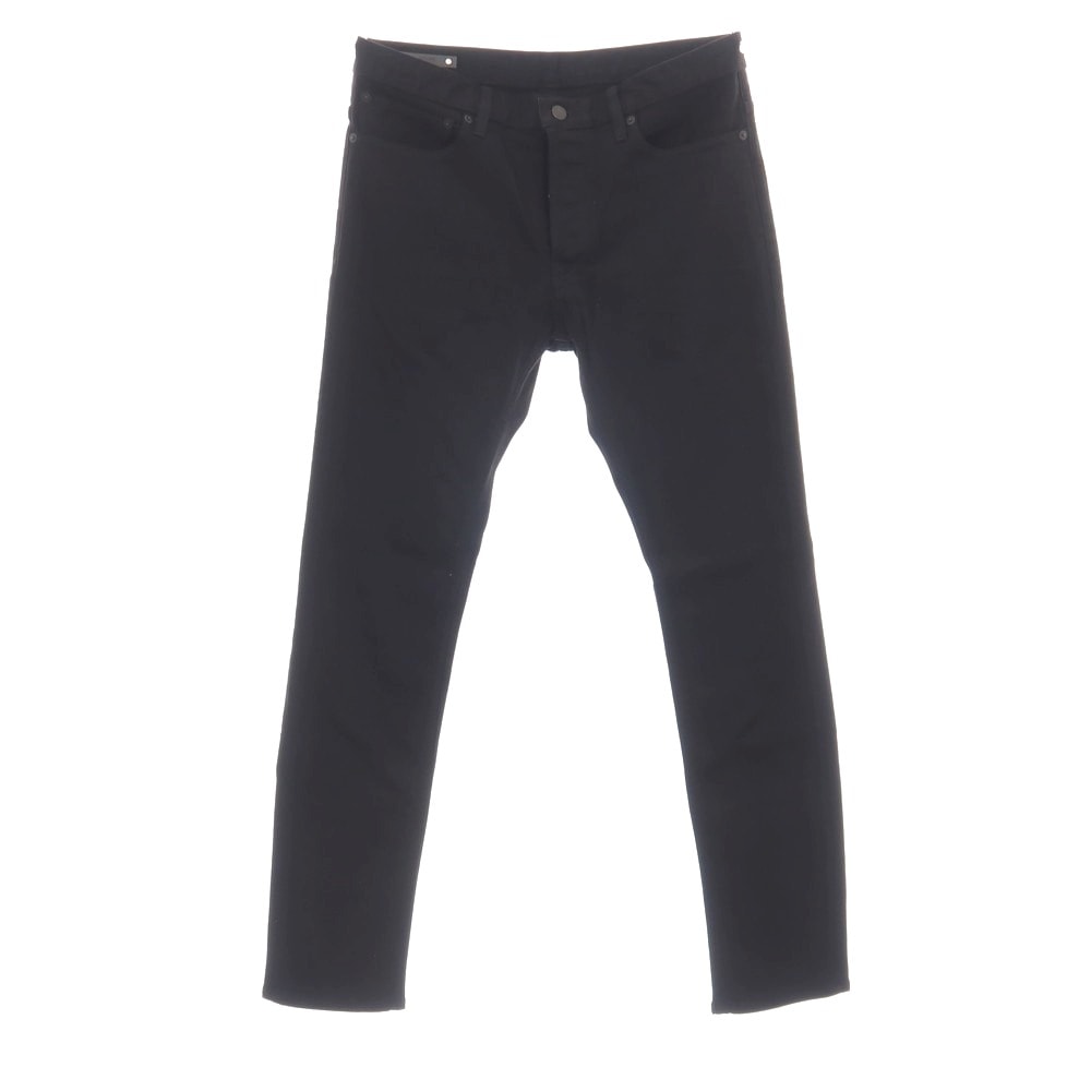 【中古】マインデニム MINEDENIM S.SLIM ストレッチ コットン デニムパンツ ブラック【サイズ10】【メンズ】