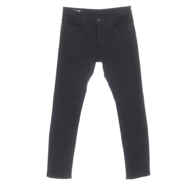 【中古】マインデニム MINEDENIM S.SLIM ストレッチ コットン デニムパンツ ブラック【サイズ10】【メンズ】