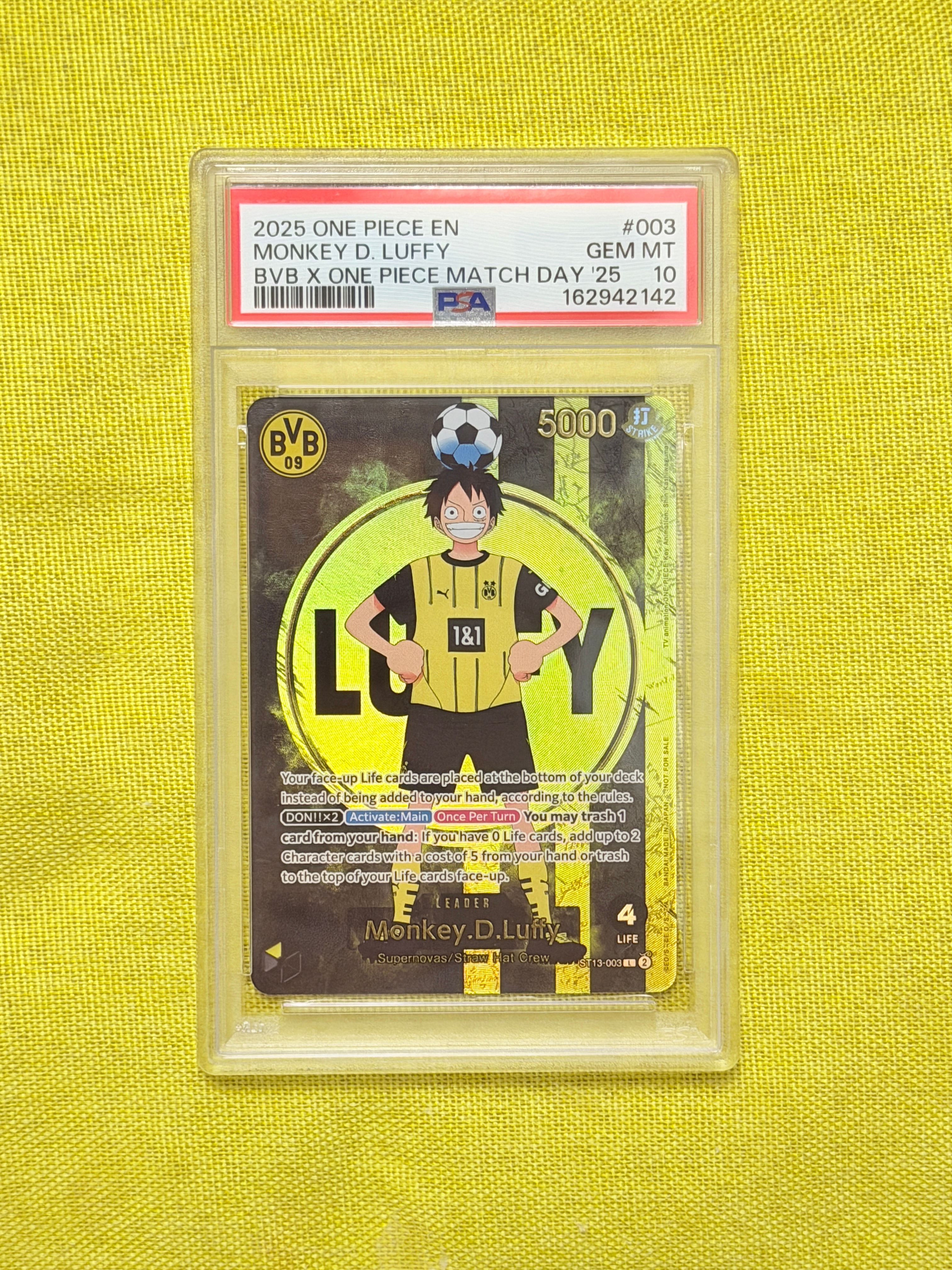 PSA10】モンキー・D・ルフィ L [ST13-003]【英語版】(プロモーション