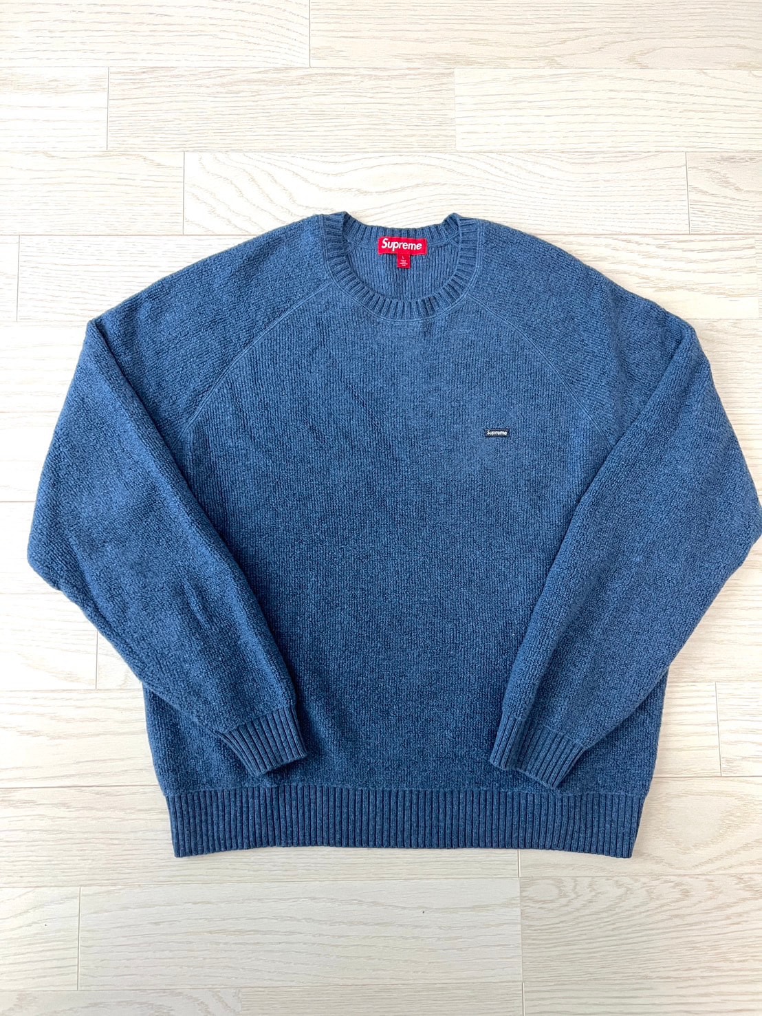 Supreme Terry Small Box Sweater "Blue"