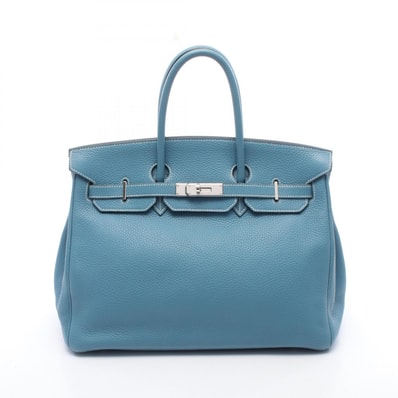 エルメス HERMES バーキン35 ハンドバッグ バッグ レザー トゴ トゴ ブルージーン □J刻印(2006年製造) レディース ブルー系 【中古】