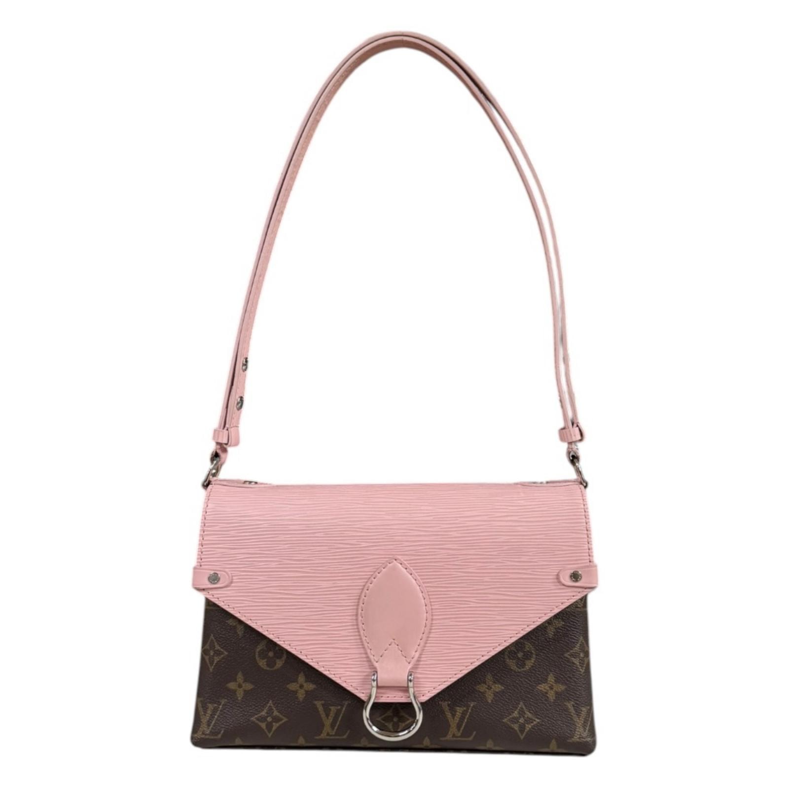 ルイヴィトン サンミシェル モノグラム ショルダーバッグ モノグラムキャンバス M44033 ブラウン レディース LOUIS VUITTON  中古