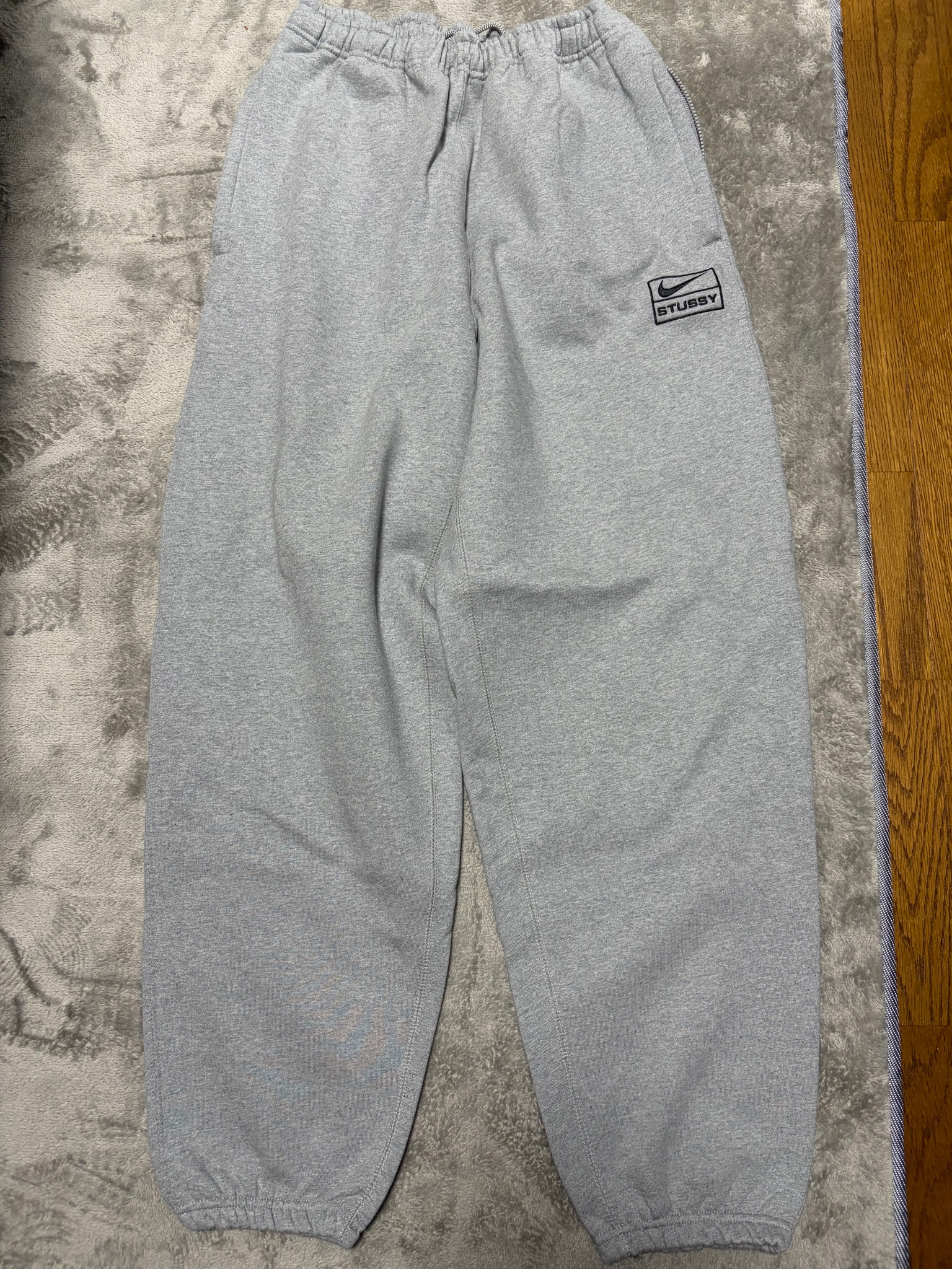 Stussy x Nike Fleece Pants (US Size) "Grey" DO9340-063
