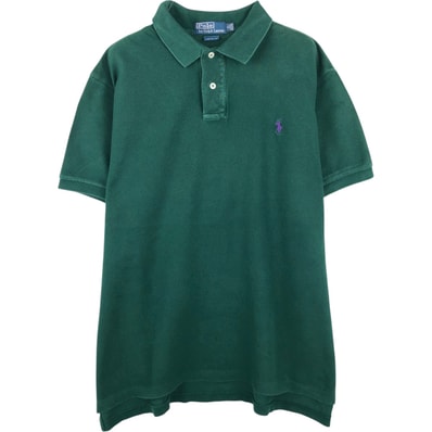 古着 ラルフローレン Ralph Lauren POLO by Ralph Lauren CUSTOM FIT 半袖 ポロシャツ メンズXL相当/eaa616697
