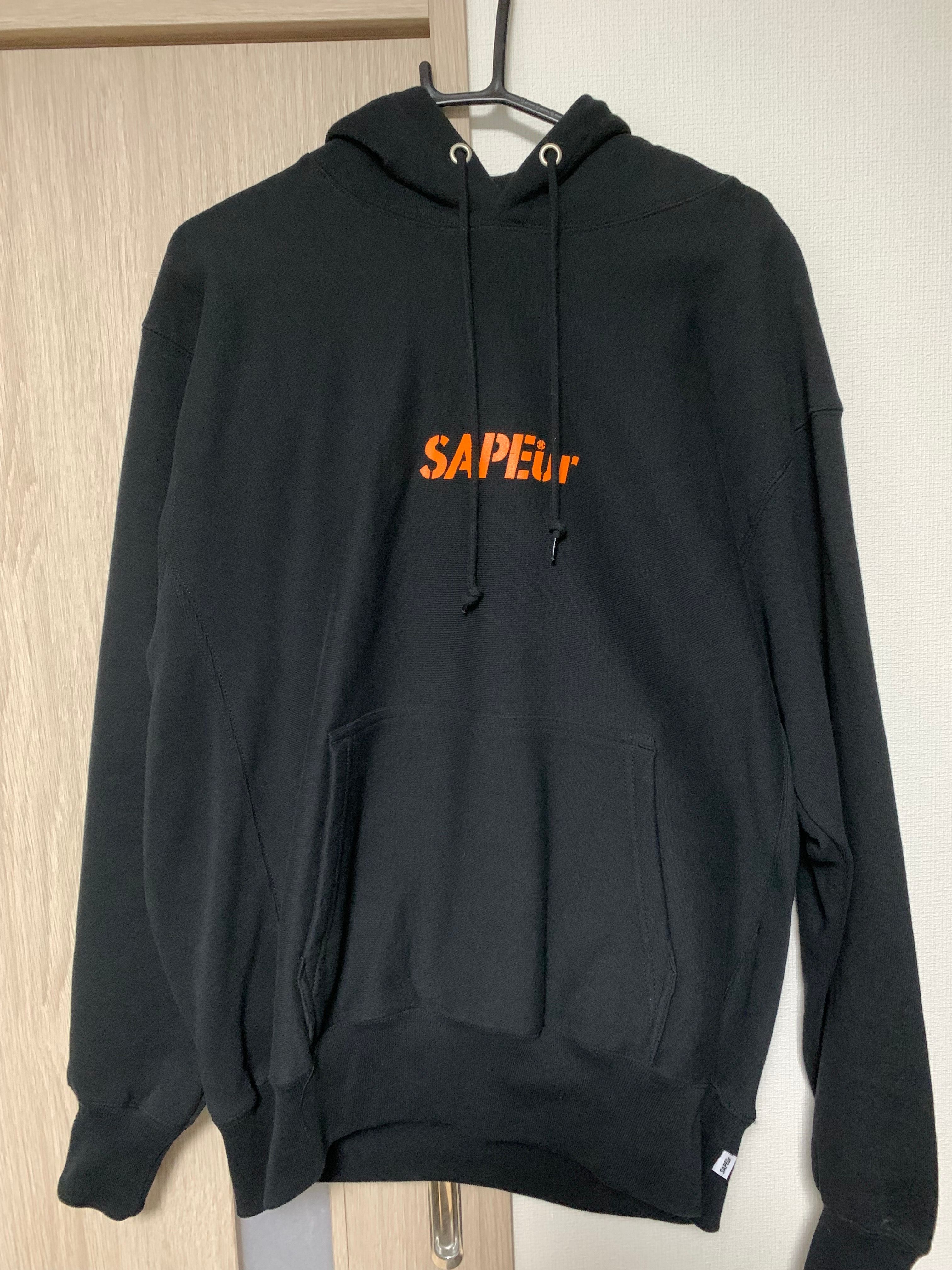 SAPEur x MASATOSHI HAMADA HOODIE "Black"