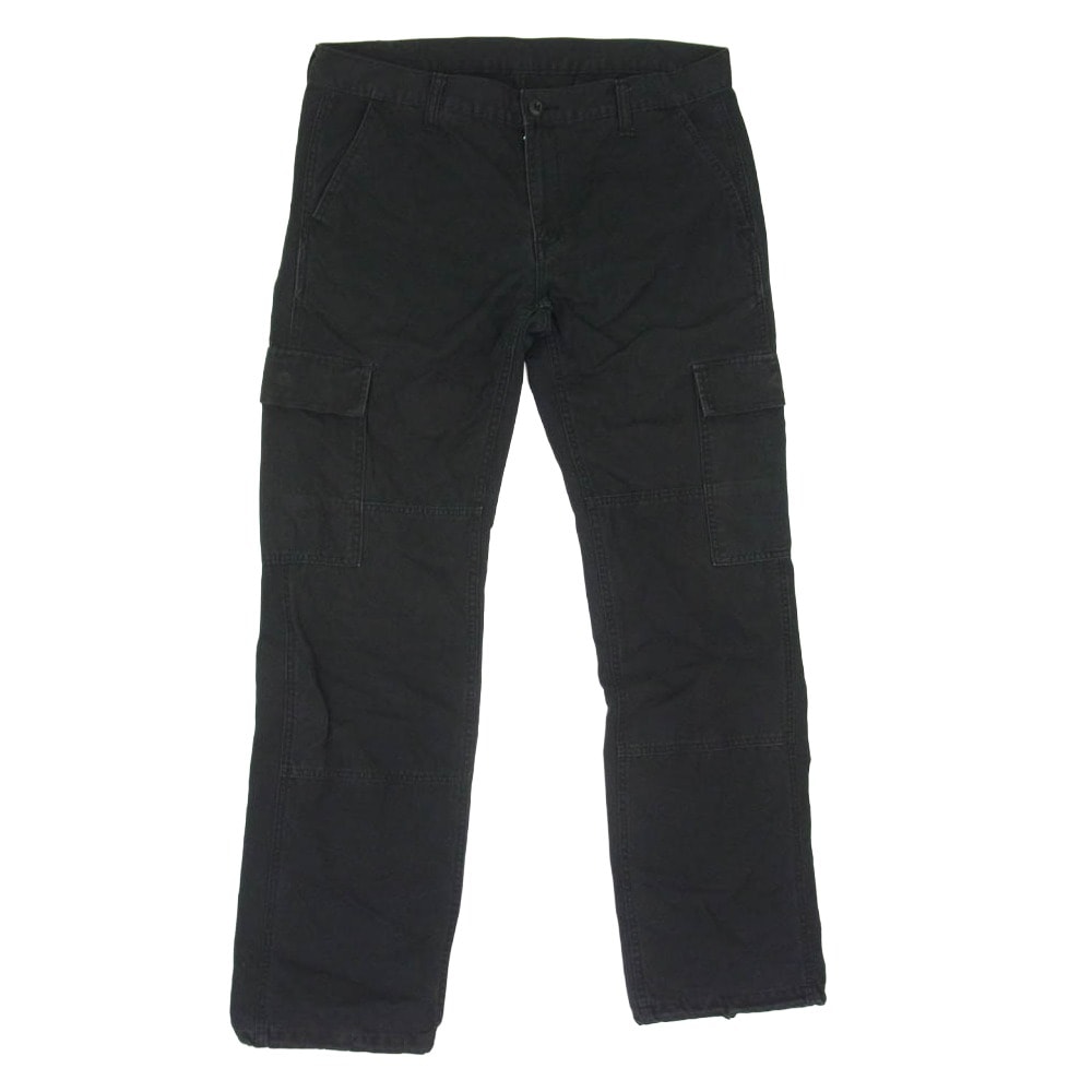 NEIGHBORHOOD ネイバーフッド DCNH-PT-19 02年製 コットン 無地 日本製 カーゴ パンツ ブラック系 L【中古】