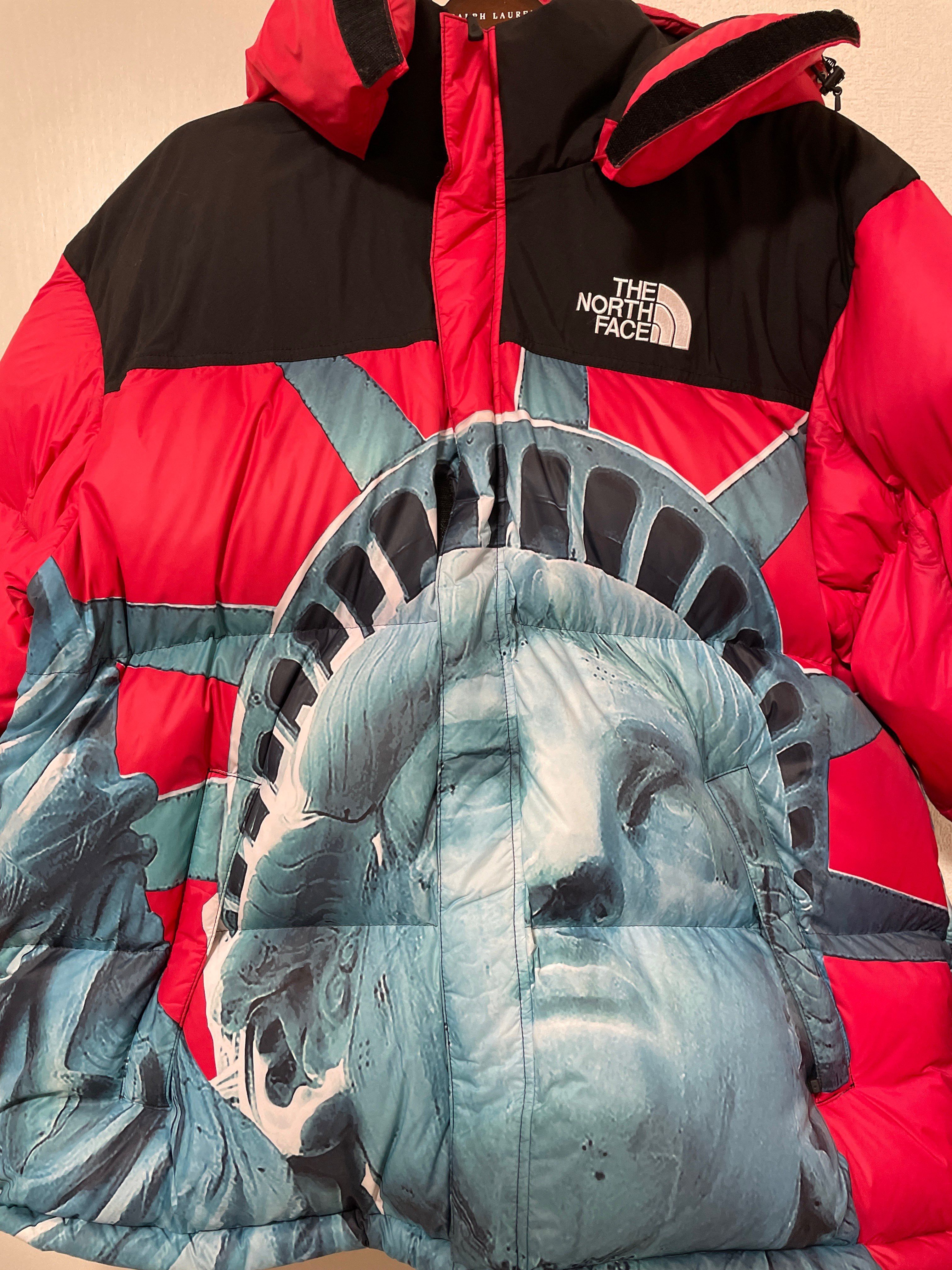 Supreme x The North Face Statue of Liberty Baltoro Jacket "Red"