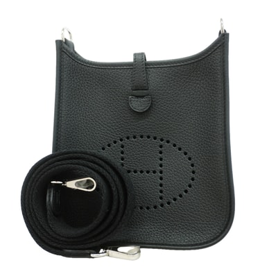 ★最終価格★SALE【6id5659】エルメス ショルダーバッグ エヴリンTPM トリヨンクレマンス ブラック シルバー金具 G刻印【中古】レディース