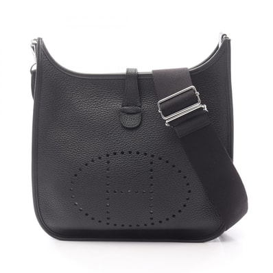 エルメス HERMES エヴリン 3 トロワ PM ショルダーバッグ バッグ レザー トリヨンクレマンス トリヨンクレマンス ブラック(エルメス) B刻印(2023年製造) レディース ブラック系 【中古】