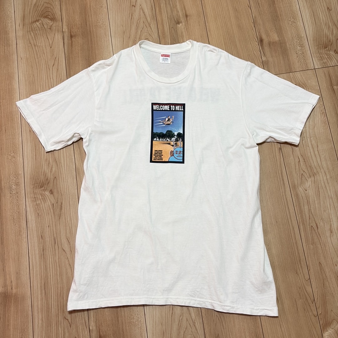 Supreme x Toy Machine Welcome To Hell Tee "White"