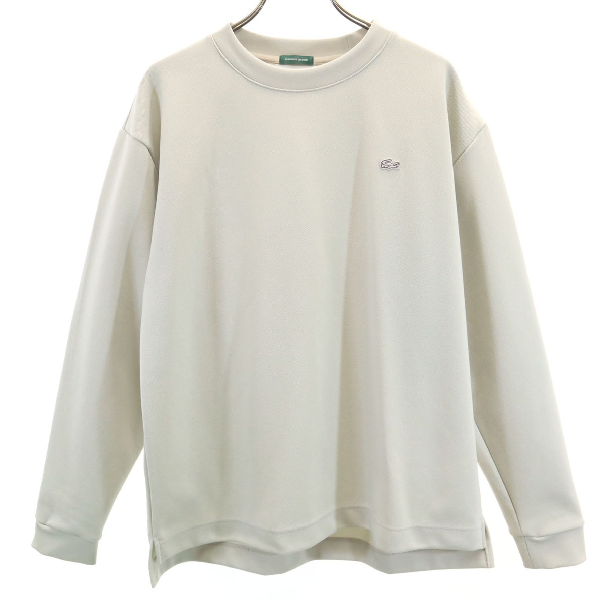 LACOSTE ラコステ 日本製 長袖 Tシャツ 3 グレー系 ロンT