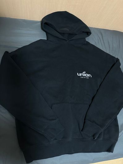 FEAR OF GOD ESSENTIALS × UNION Vintage Hoodie Vintage "Black"