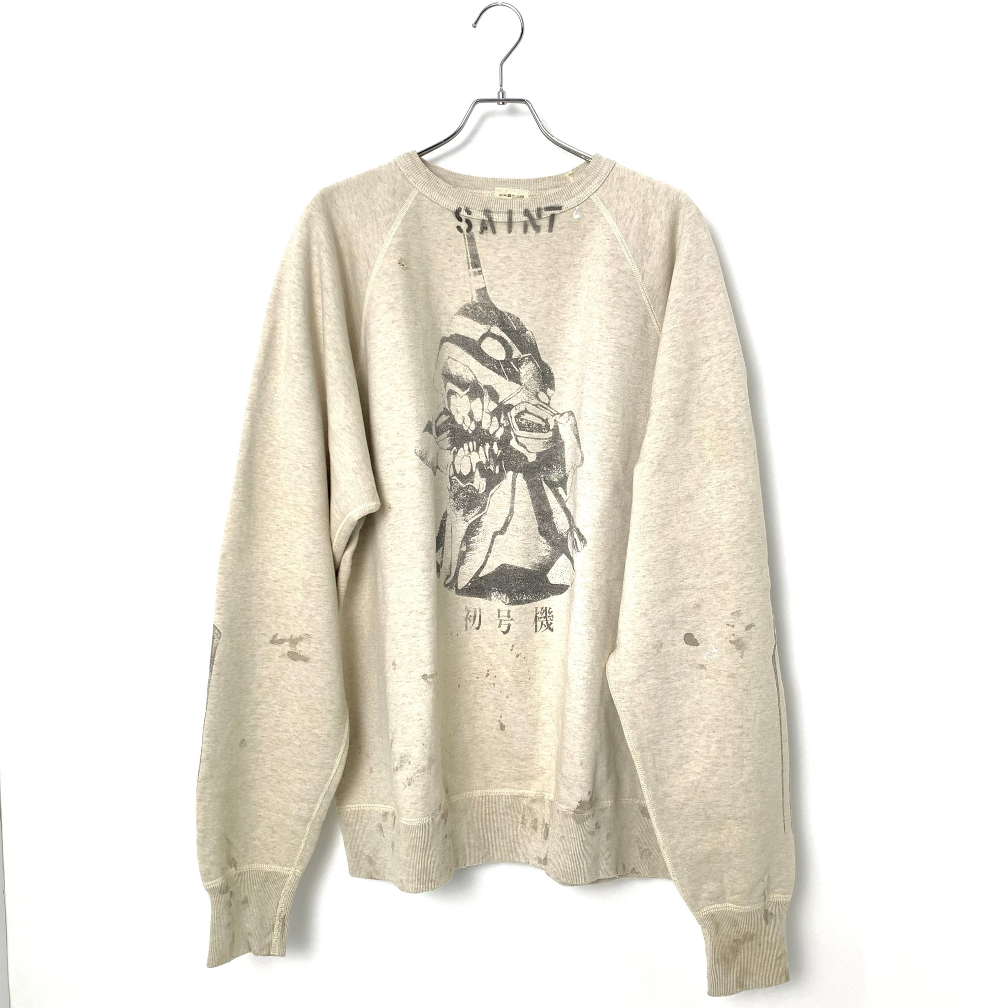 Saint Mxxxxxx Sweat Shirt Evangelion "Gray"