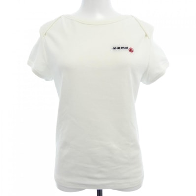 ミュウミュウ MIU MIU PETIT BATEAU ストレッチジャージー MJN568 SOOO 166H Tシャツ