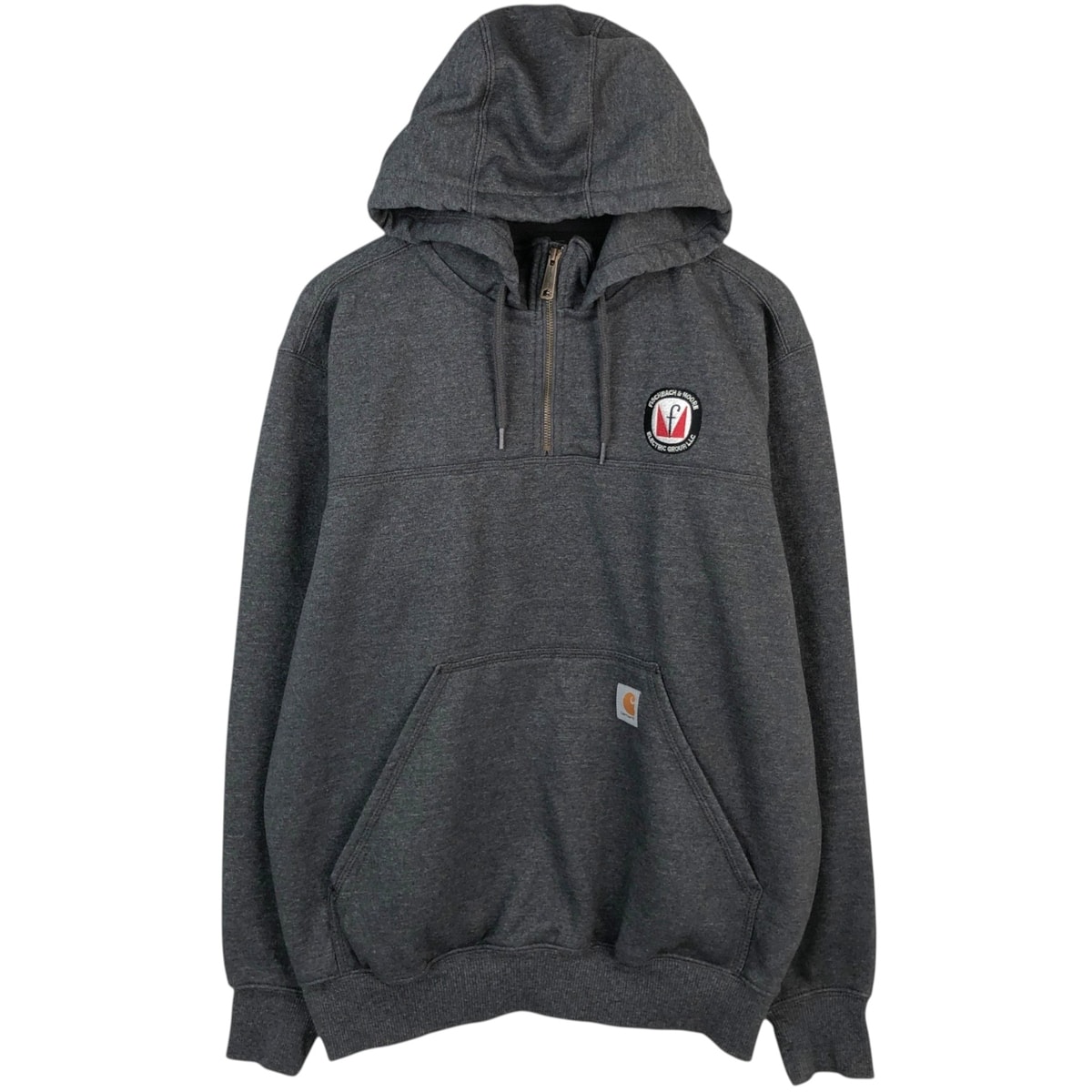 古着 カーハート Carhartt ORIGINAL FIT スウェットハーフジップパーカー メンズL相当/eaa624598