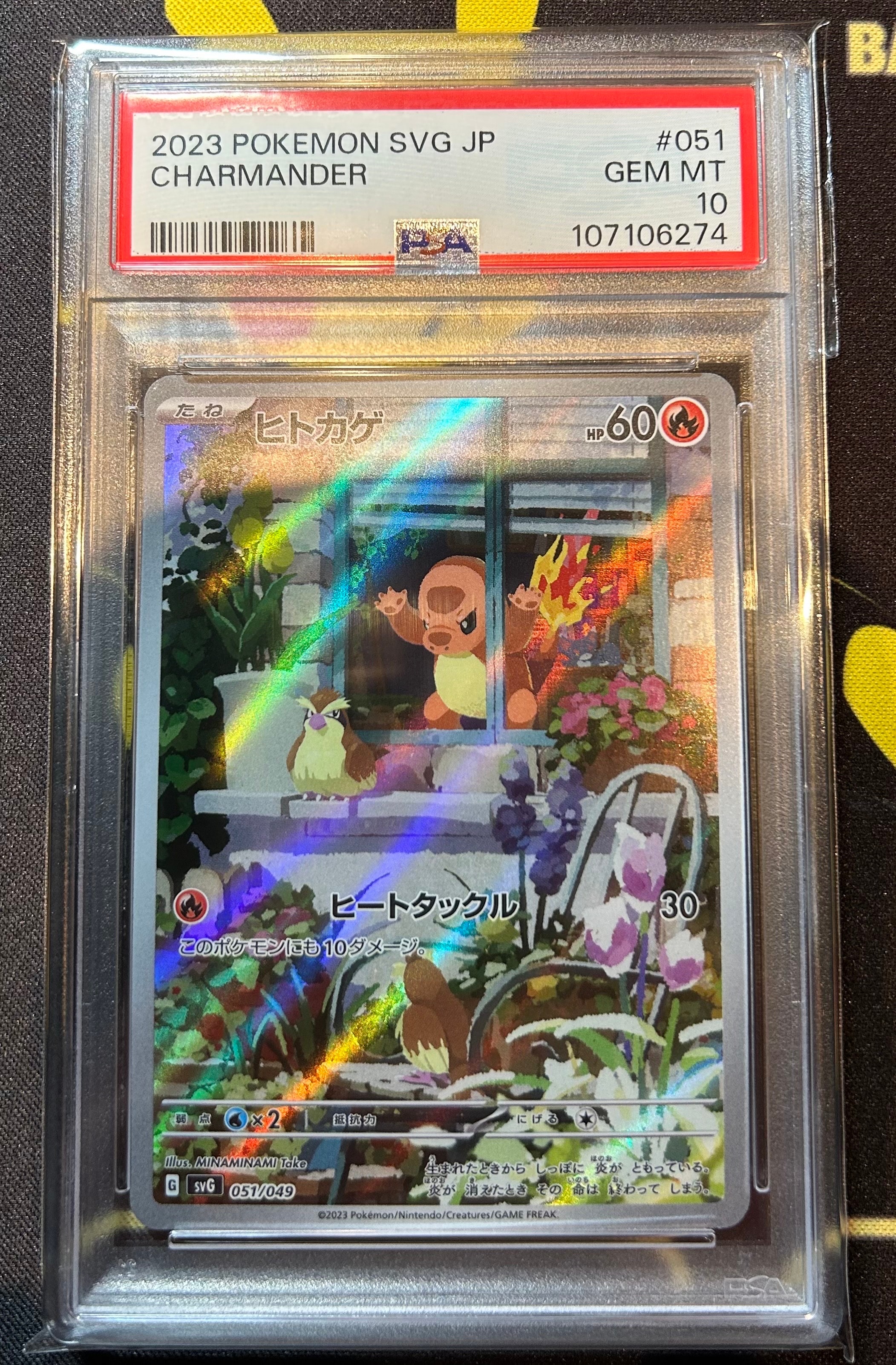 ヒトカゲ :フルイラスト [SVG 051/049](スペシャルデッキセットex「フシギバナ・リザードン・カメックス」)