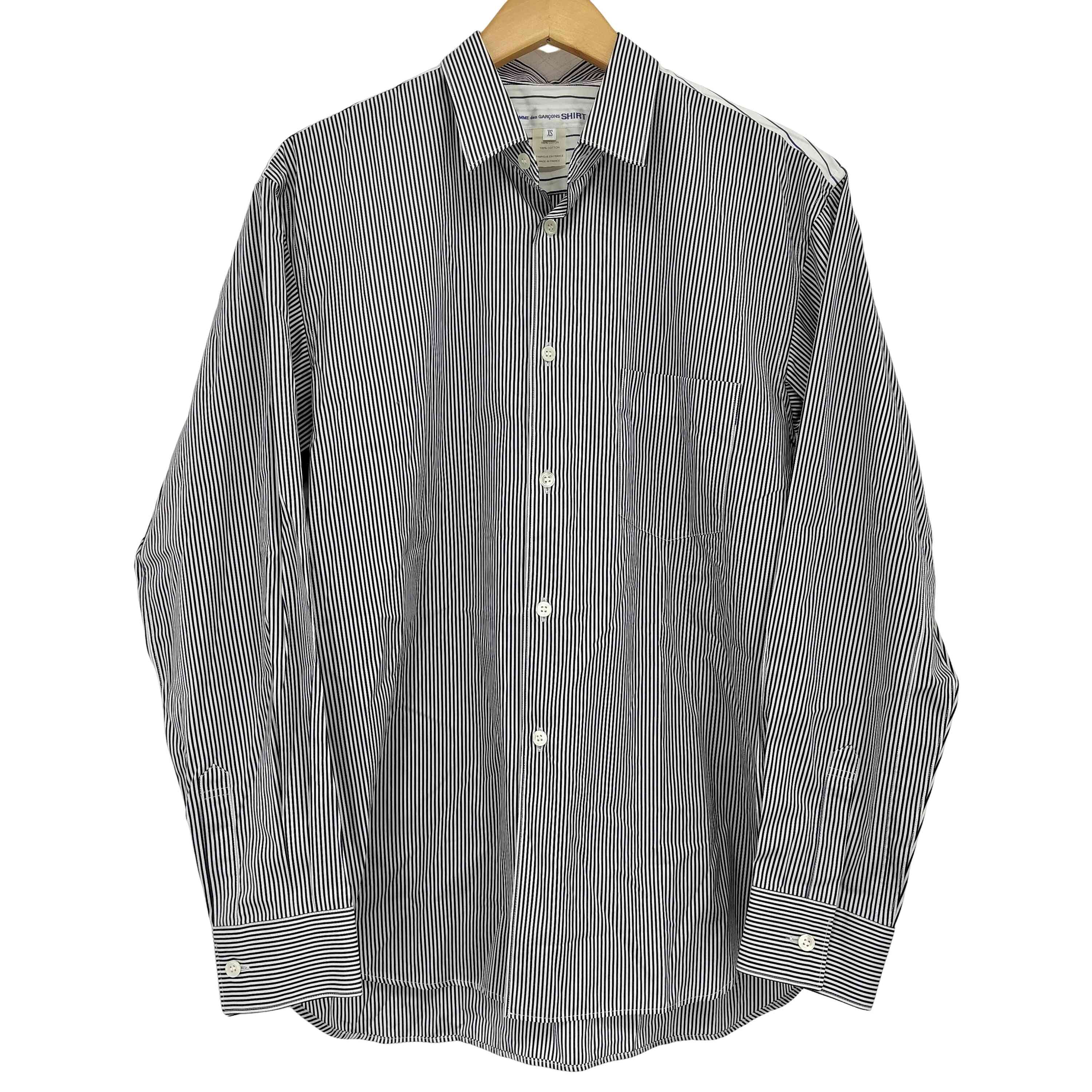 FOREVER stripe Shirts クレイジーパターン ピンストライプ【1141900359771】