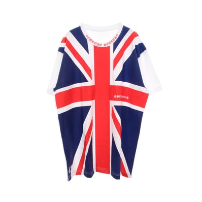 Chrome Hearts Union Jack Print Neck Logo T-shirt "White"