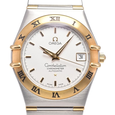 オメガ OMEGA 1302.30 コンステレーション SS/K18YG シルバー 自動巻き メンズ 美品 腕時計 J#150550
