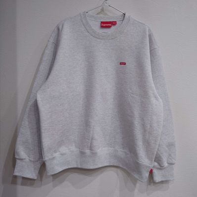 Supreme Small Box Crewneck "Ash Grey" (22FW)