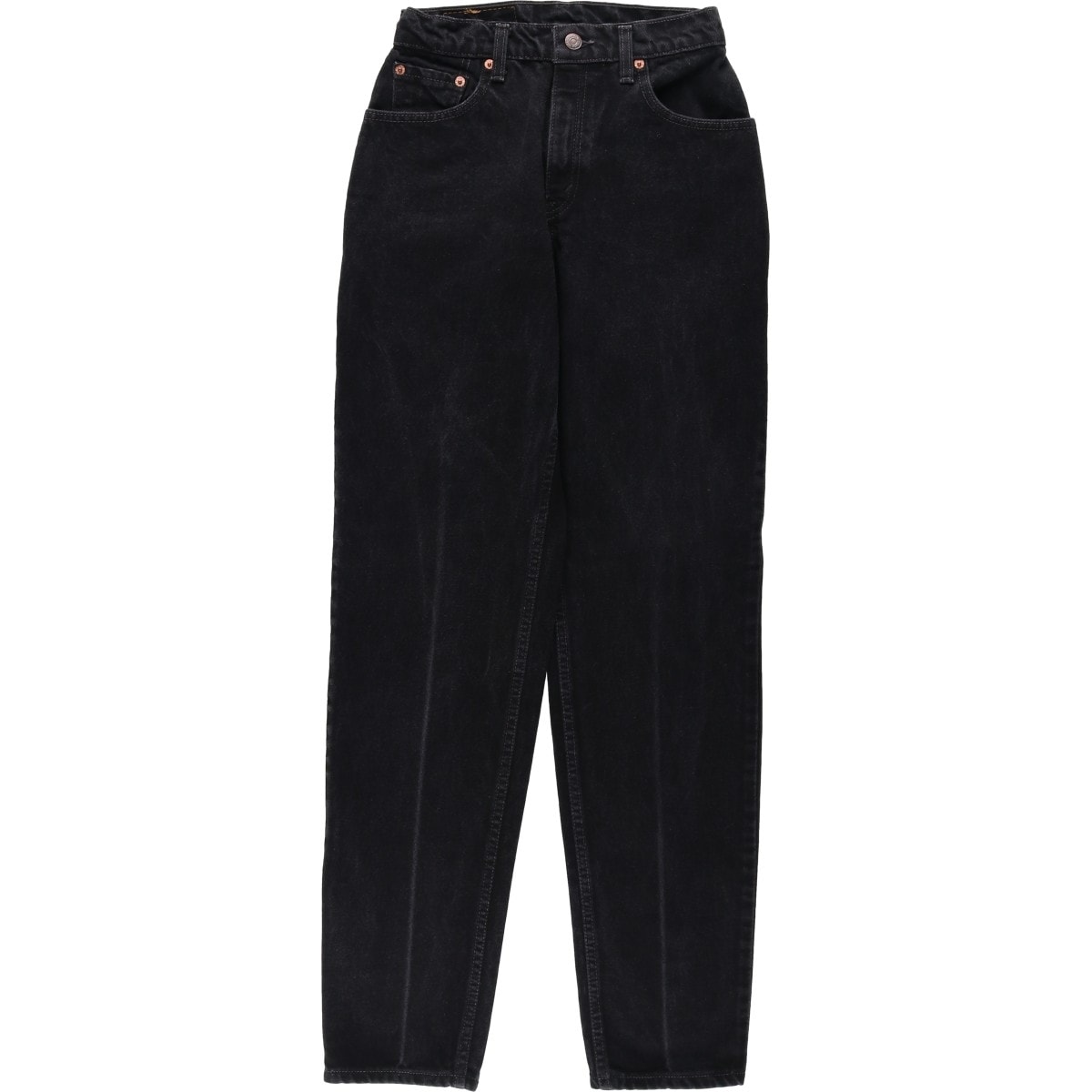 古着 90年代 リーバイス Levi's 550 RELAXED FIT TAPERED LEG 10550-0260 ブラックデニム テーパードデニムパンツ レディースM(w26)相当 ヴィンテージ/eaa631805