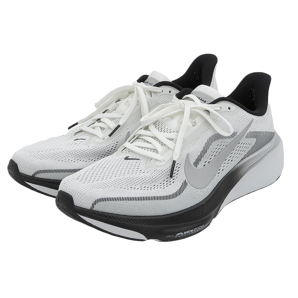 ナイキ AIR ZOOM ペガサス 42 ロード ランニング シューズ メンズ ホワイト×ブラック 30cm II7210-100 12(US)