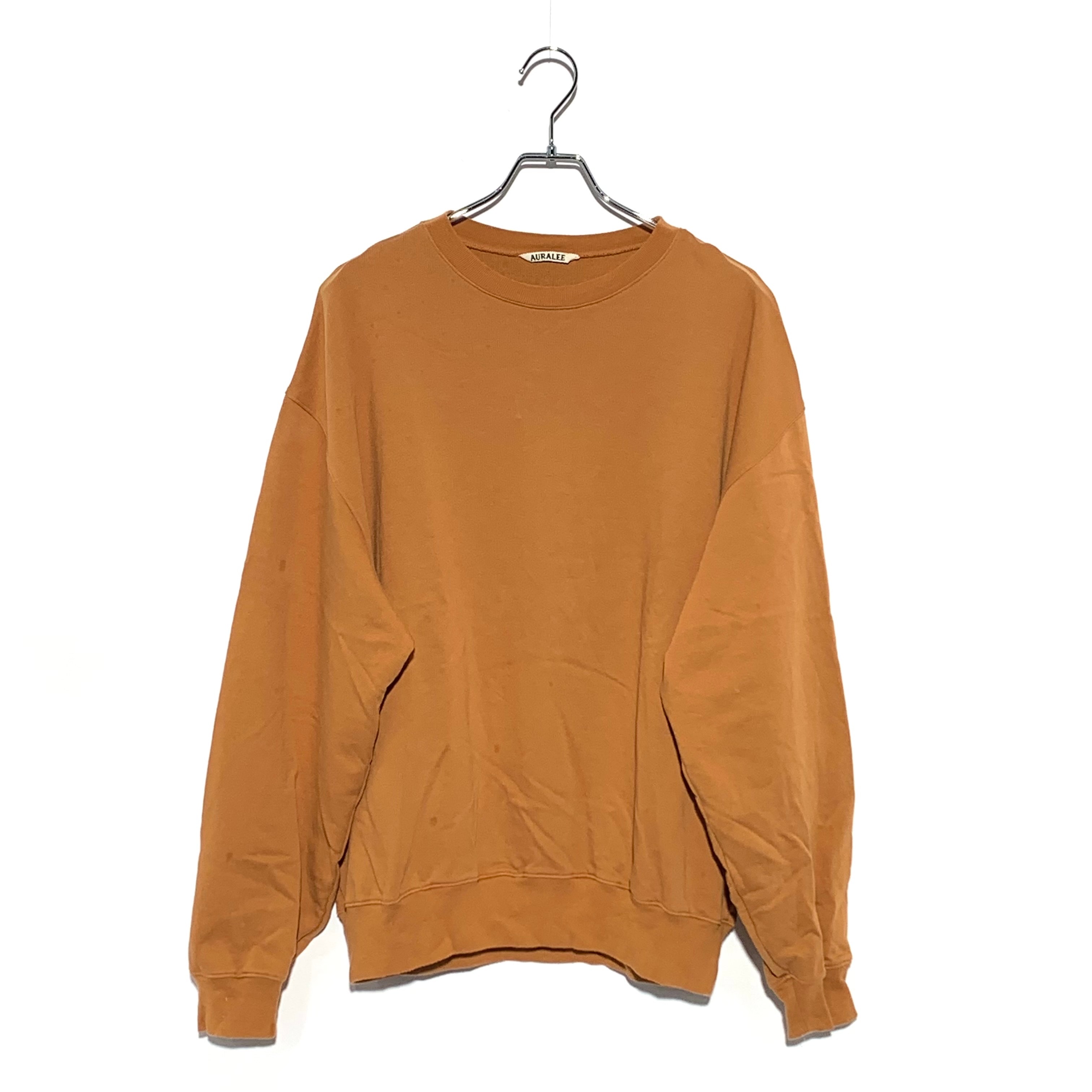 AURALEE Super High Gauze Sweat P/O "Light Brown"