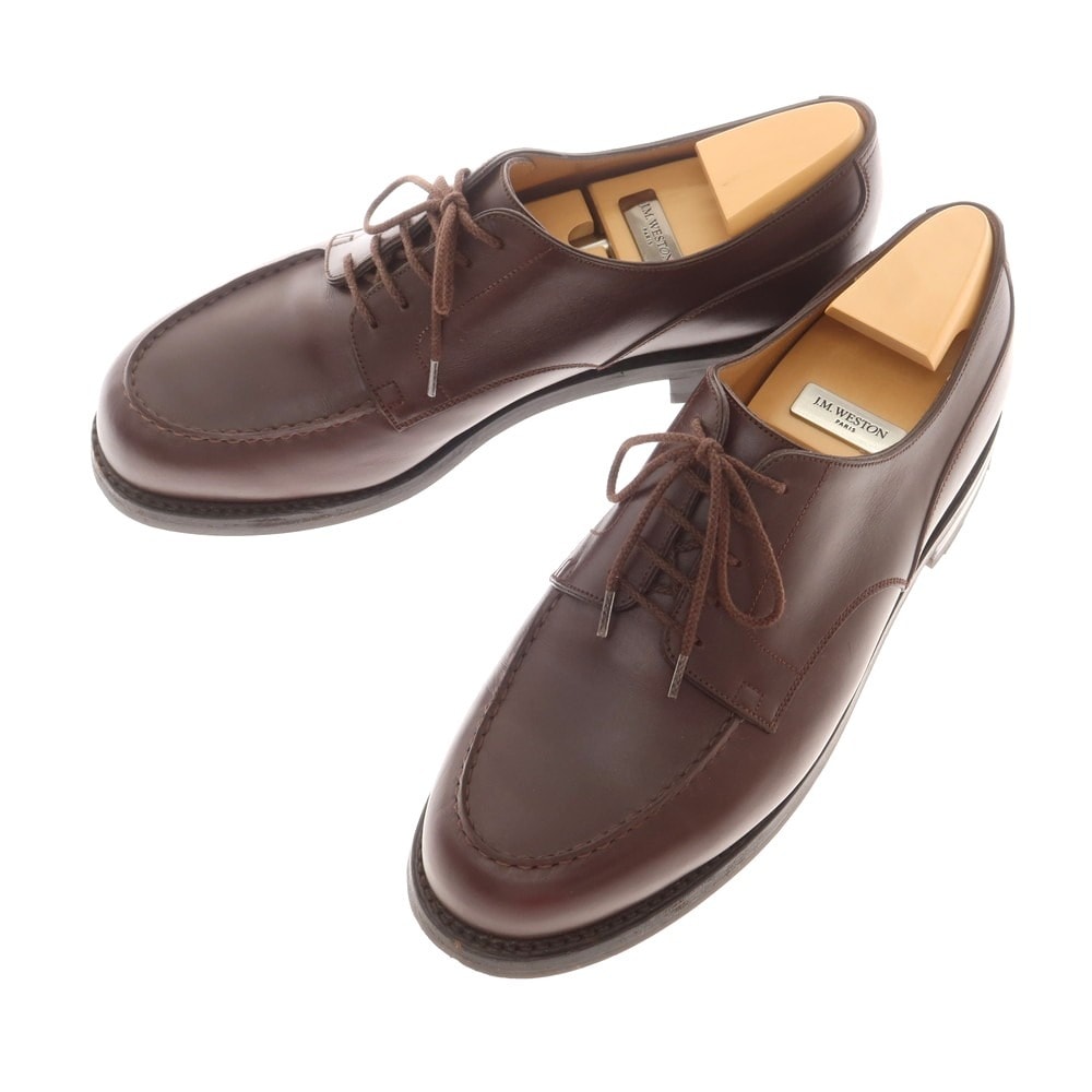 【中古】ジェイエムウエストン J.M WESTON 641 GOLF ドレスシューズ ダークブラウン【サイズ9 1/2 E】【メンズ】