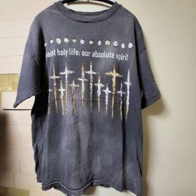 SAINT Mxxxxxx x FORSOMEONE FS_SS T-Shirt/God "Black"