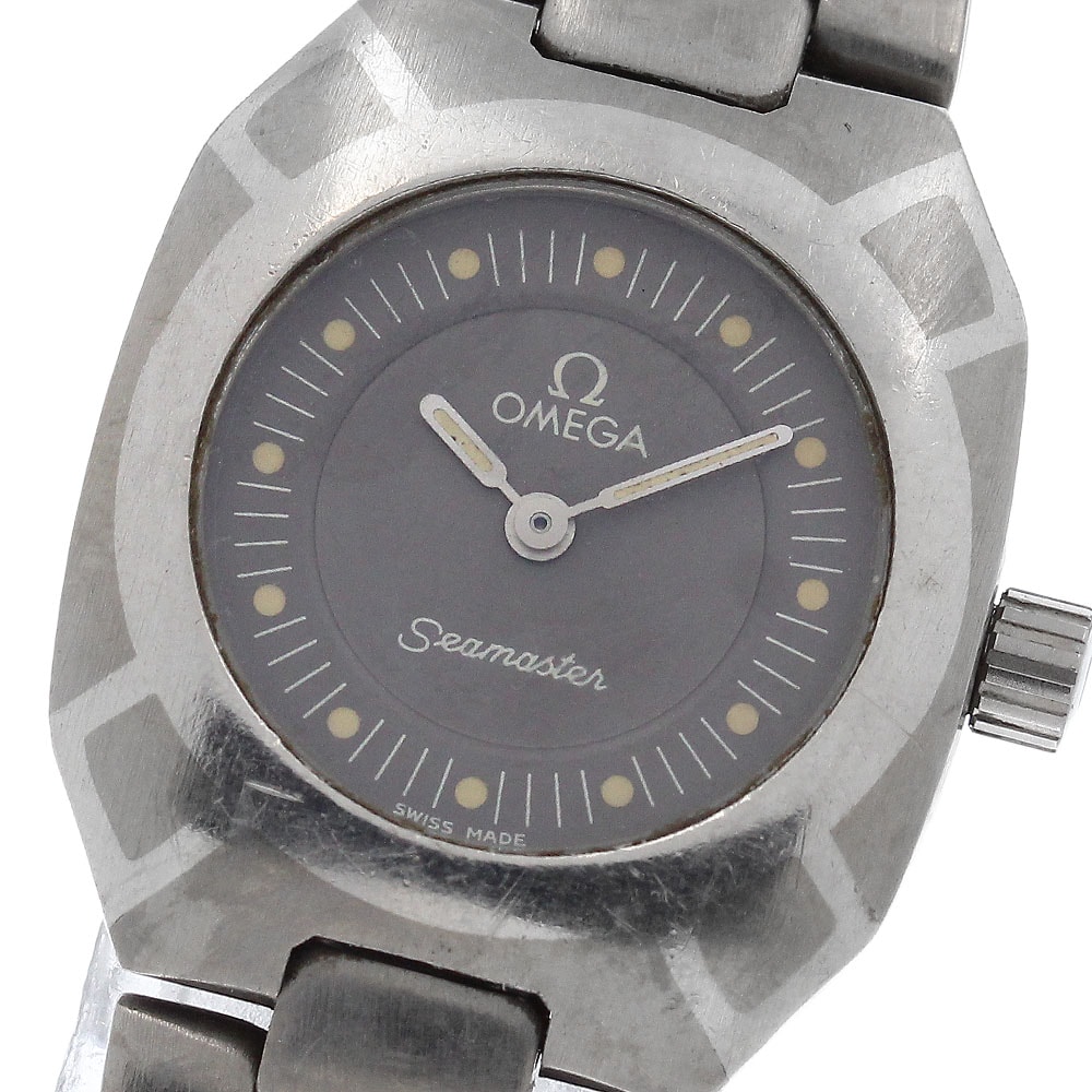 オメガ OMEGA シーマスターポラリス クォーツ レディース _987359