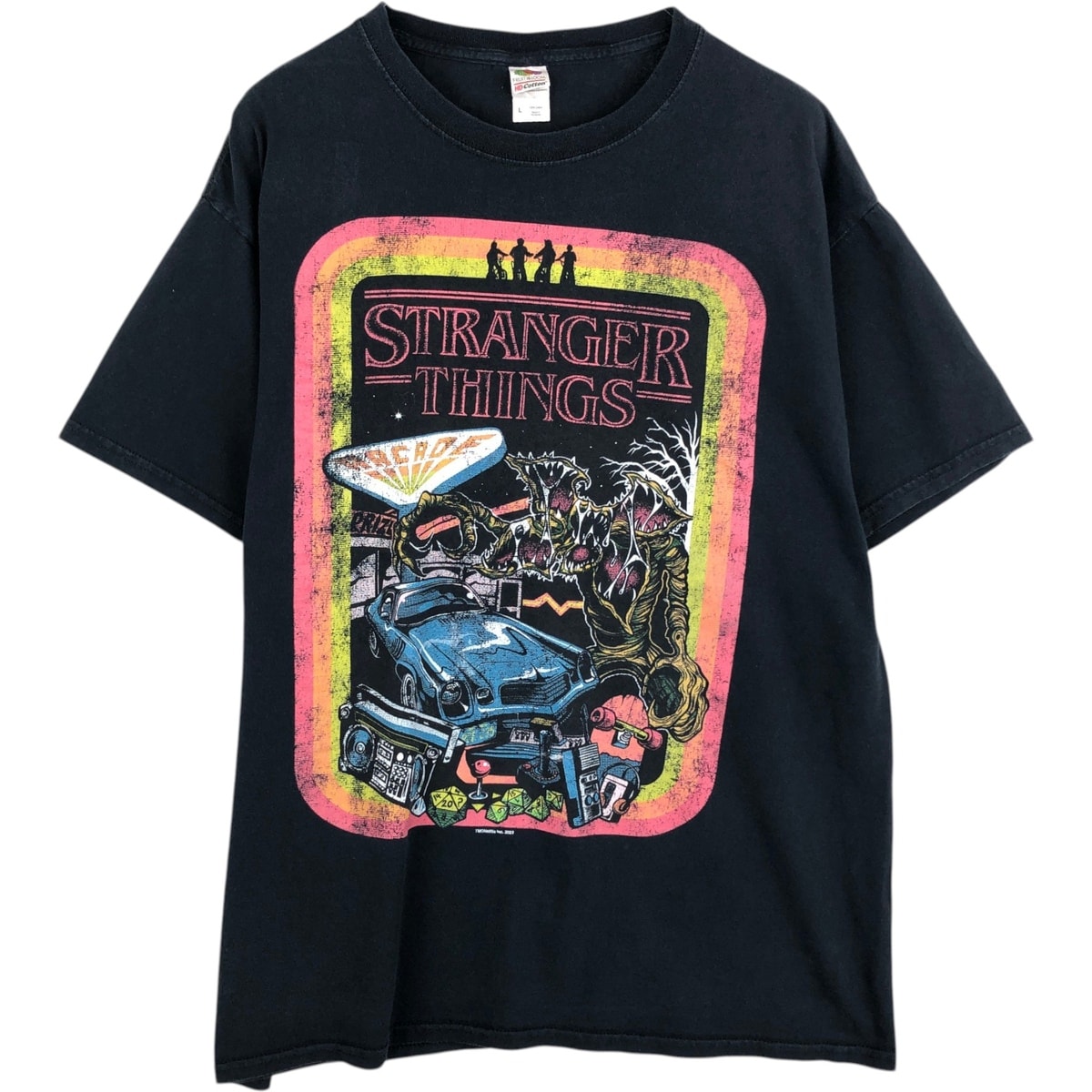 古着 フルーツオブザルーム FRUIT OF THE LOOM STRANGER THINGS ストレンジャーシングス 映画 ムービーTシャツ メンズL相当/eaa631717