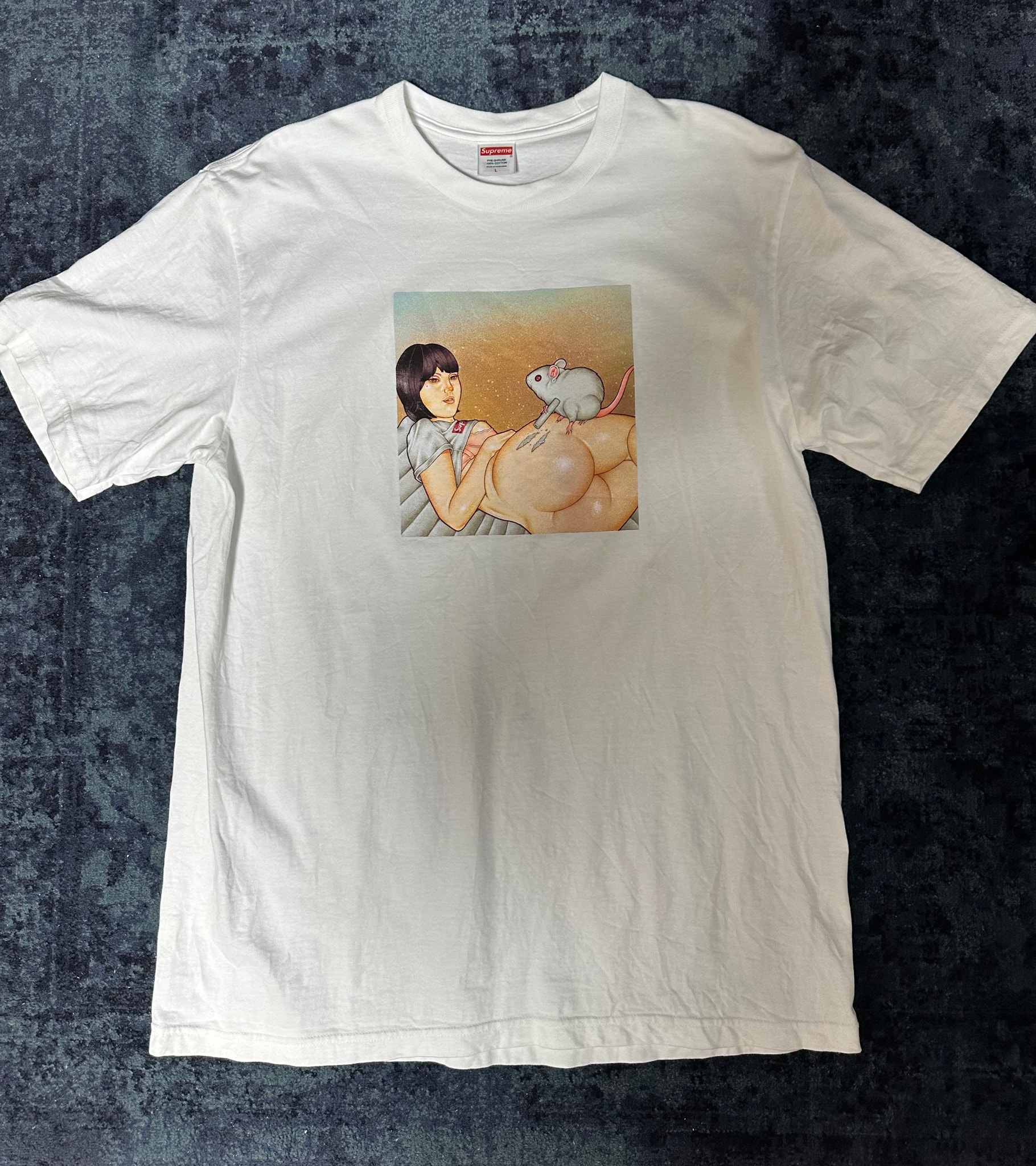 Supreme Mouse Tee "White"