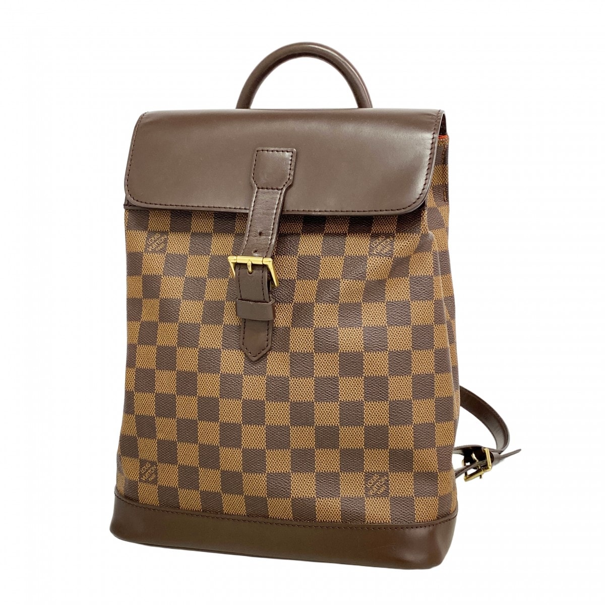 ★SALE【6db1290】ルイヴィトン リュック・デイパック ダミエ ソーホー N51132 エベヌ【中古】レディース