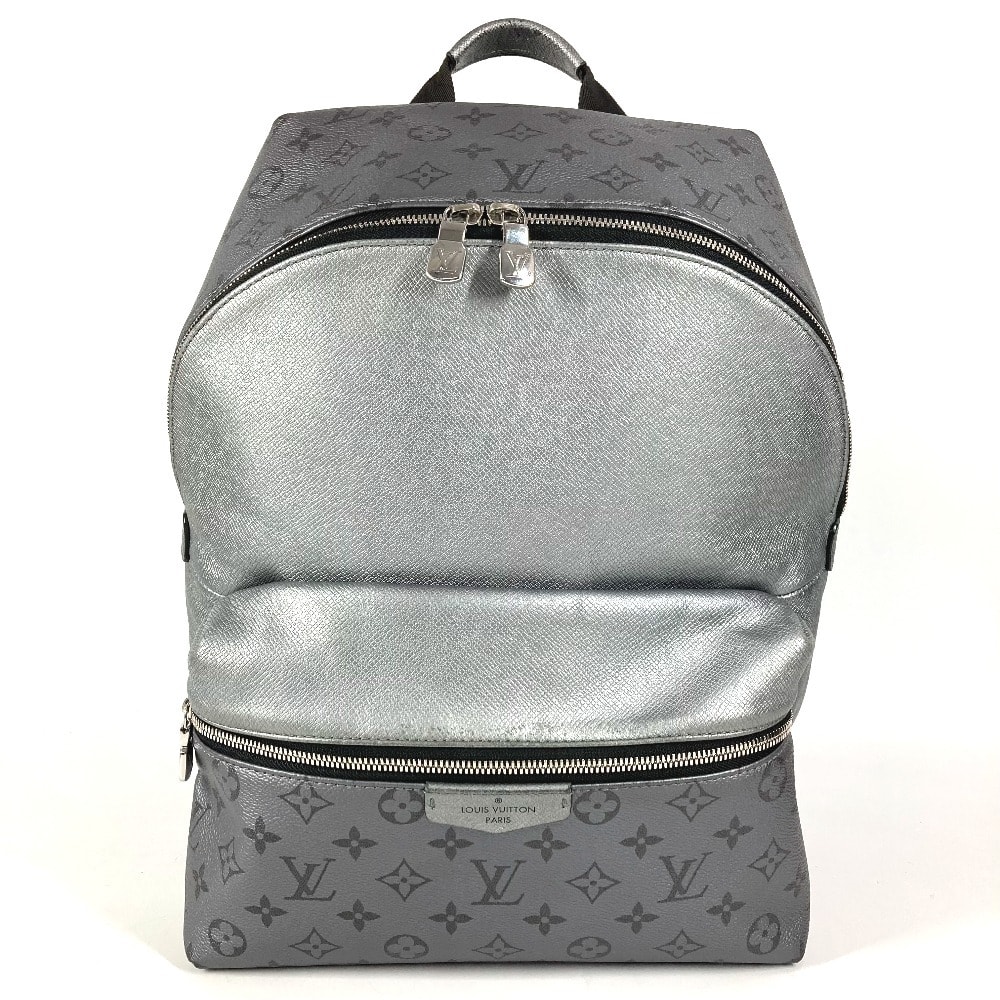 ルイヴィトン LOUIS VUITTON ディスカバリー バックパック PM M30835 タイガラマ カバン リュック リュックサック タイガレザー シルバー