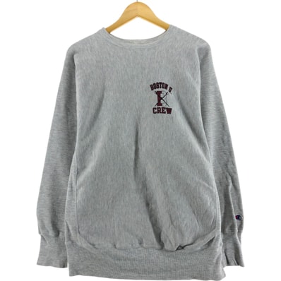 古着 チャンピオン Champion REVERSE WEAVE リバースウィーブ BOSTON UNIVERSITY ボストン大学 カレッジスウェットシャツ トレーナー メンズM相当/eaa522205