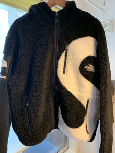 Supreme x The North Face S Logo Hooded Fleece Jacket "Black"