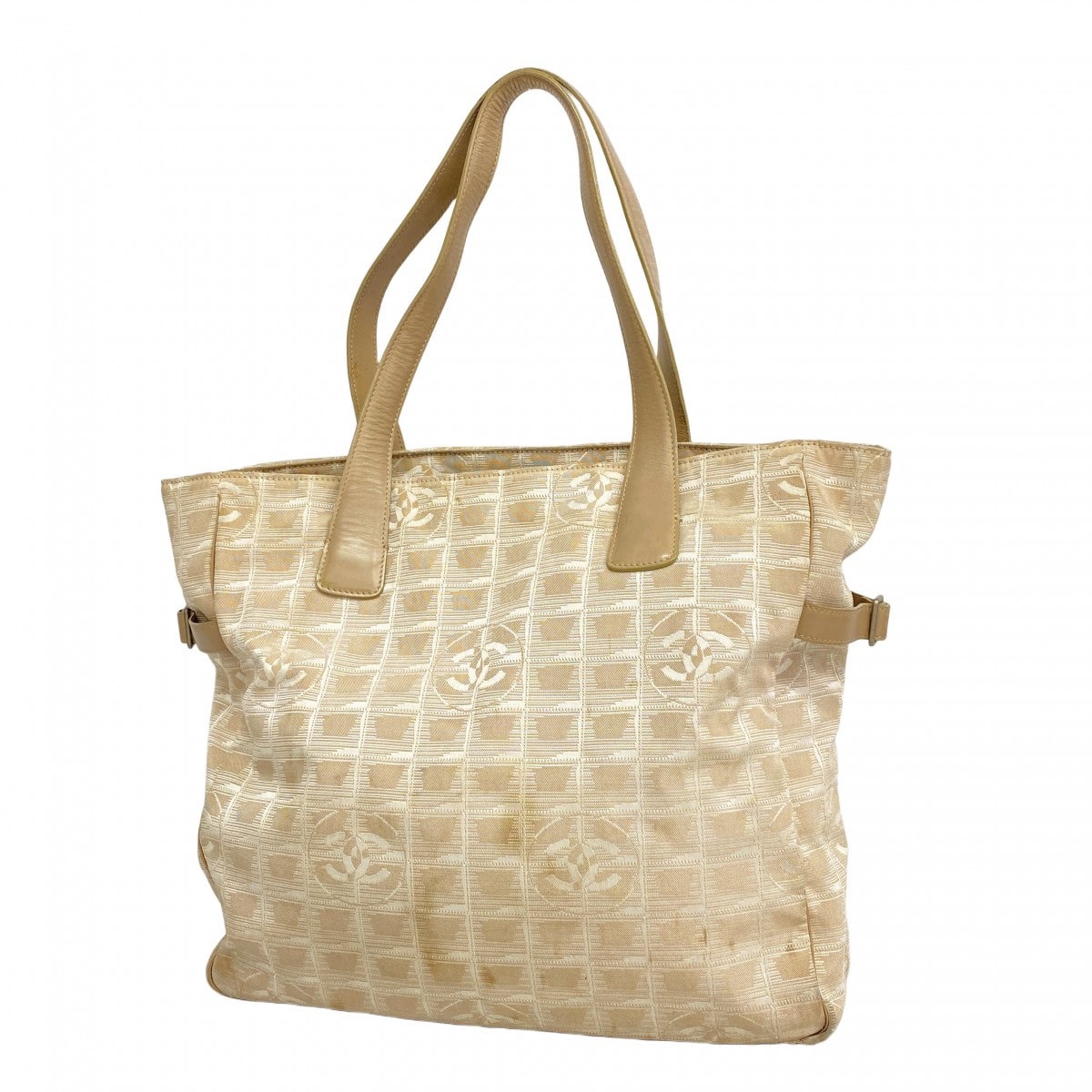 【6db2081】シャネル ショルダーバッグ ニュートラベル ナイロン カーキ シルバー金具【中古】レディース CHANEL - ☆最終価格【6db2081】シャネル ショルダーバッグ ニュー