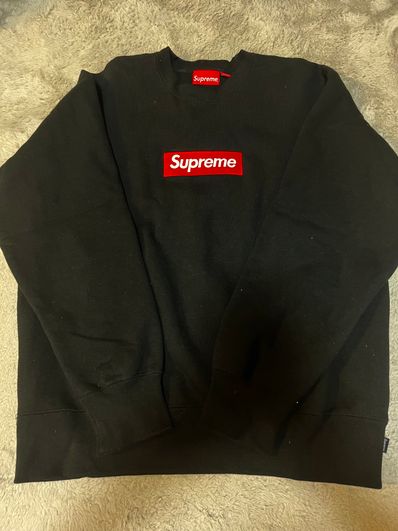 Supreme Box Logo Crewneck "Black" (22FW)