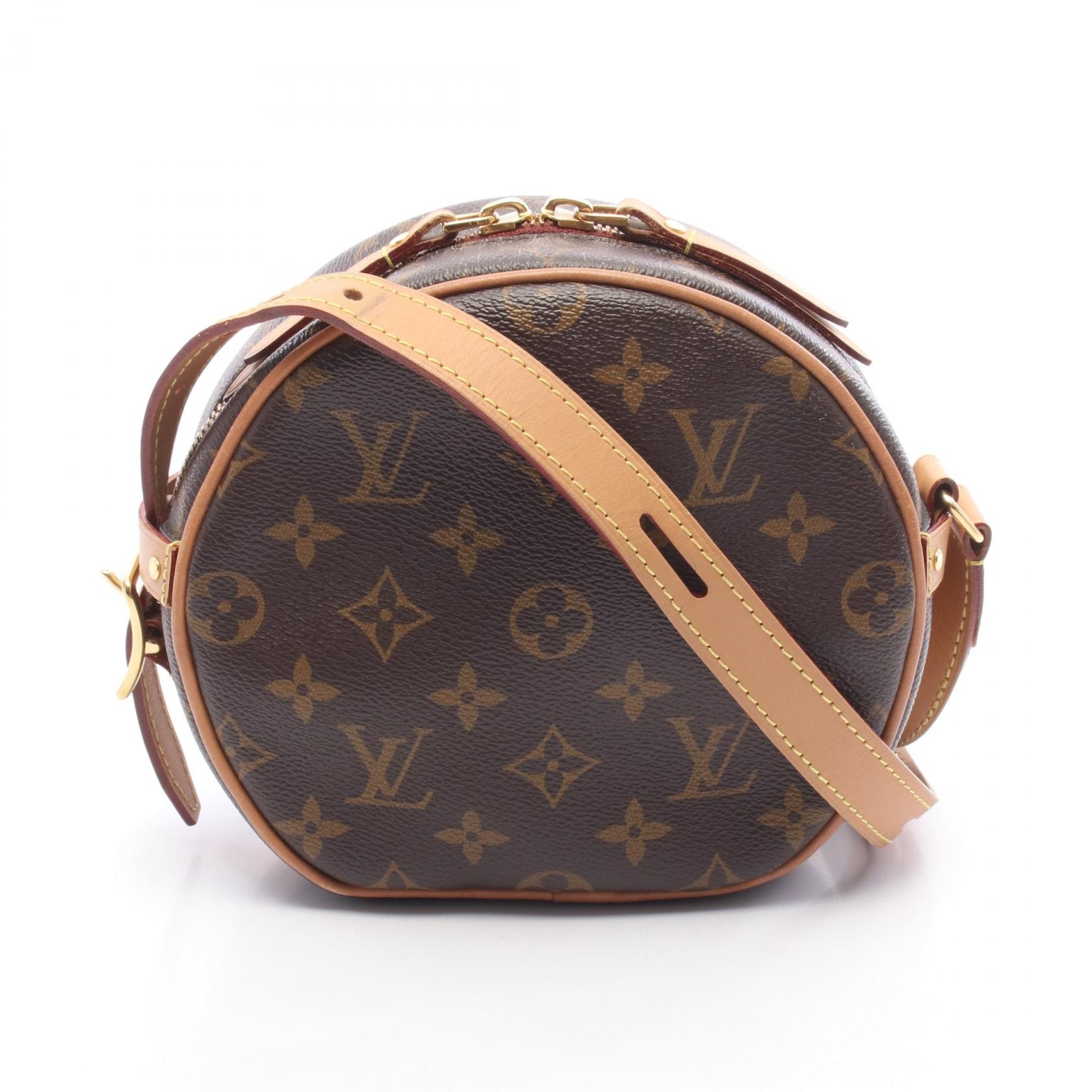 ルイ・ヴィトン LOUIS VUITTON ボワット シャポー スープルPM ショルダーバッグ バッグ PVCコーティングキャンバス レザー モノグラム レディース ブラウン系 M45578 【中古】