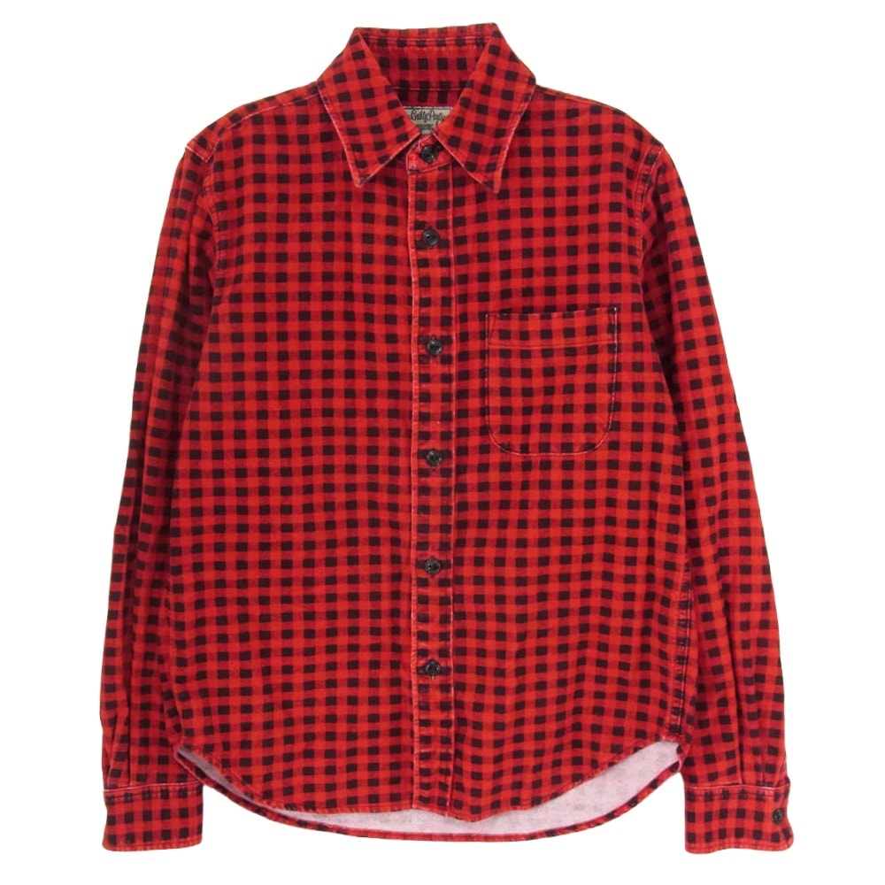 WACKO MARIA ワコマリア 長袖シャツ The Guilty Parties ブロックチェック柄 長袖 シャツ レッド系 S【中古】