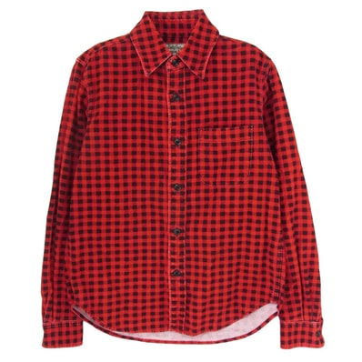 WACKO MARIA ワコマリア 長袖シャツ The Guilty Parties ブロックチェック柄 長袖 シャツ レッド系 S【中古】