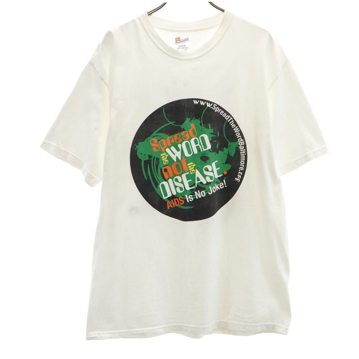 Hanes ヘインズ 半袖 Tシャツ M オフホワイト