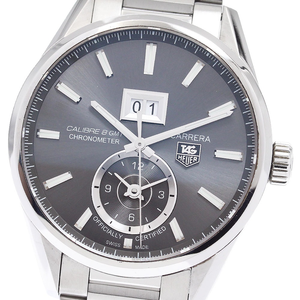 タグホイヤー カレラ WAR5012 CARRERA 腕時計 中古 現品のみ WAR5011.BA0723 タグホイヤー(TAG Heuer) カレラ グランドデイト