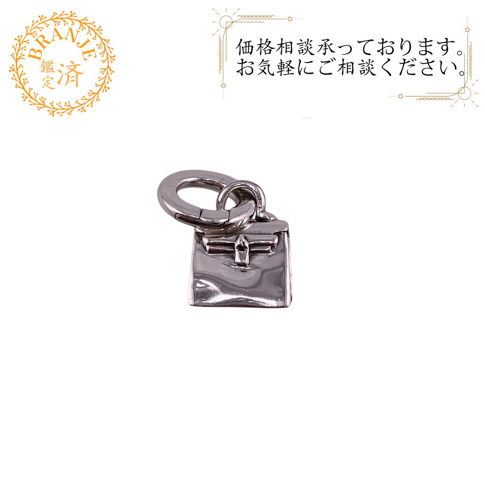 エルメス HERMES ネックレス ケリー アミュレット ネックレストップ シルバー
