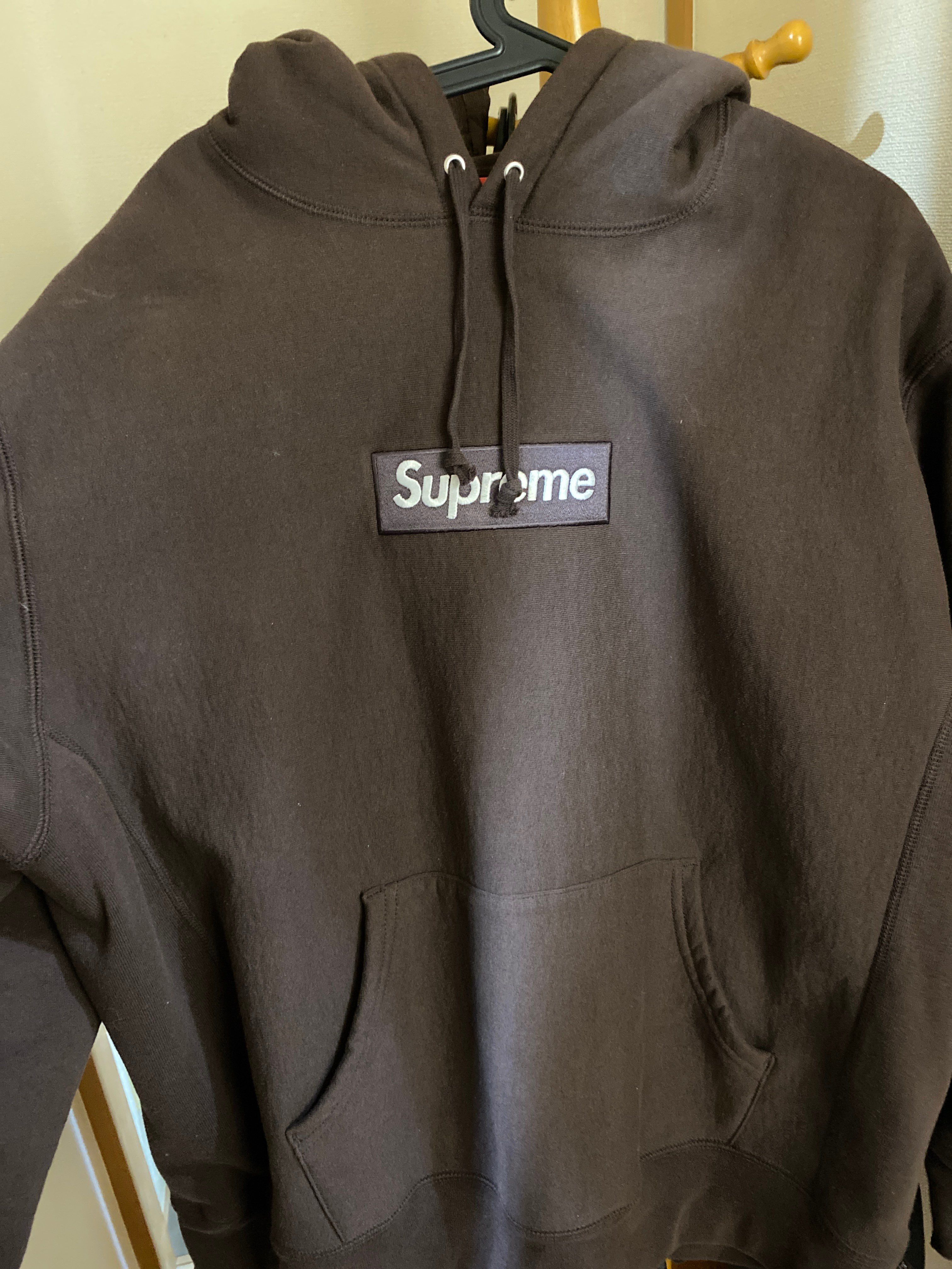 Supreme Box Logo Hooded Sweatshirt "Dark Brown" (21FW)
