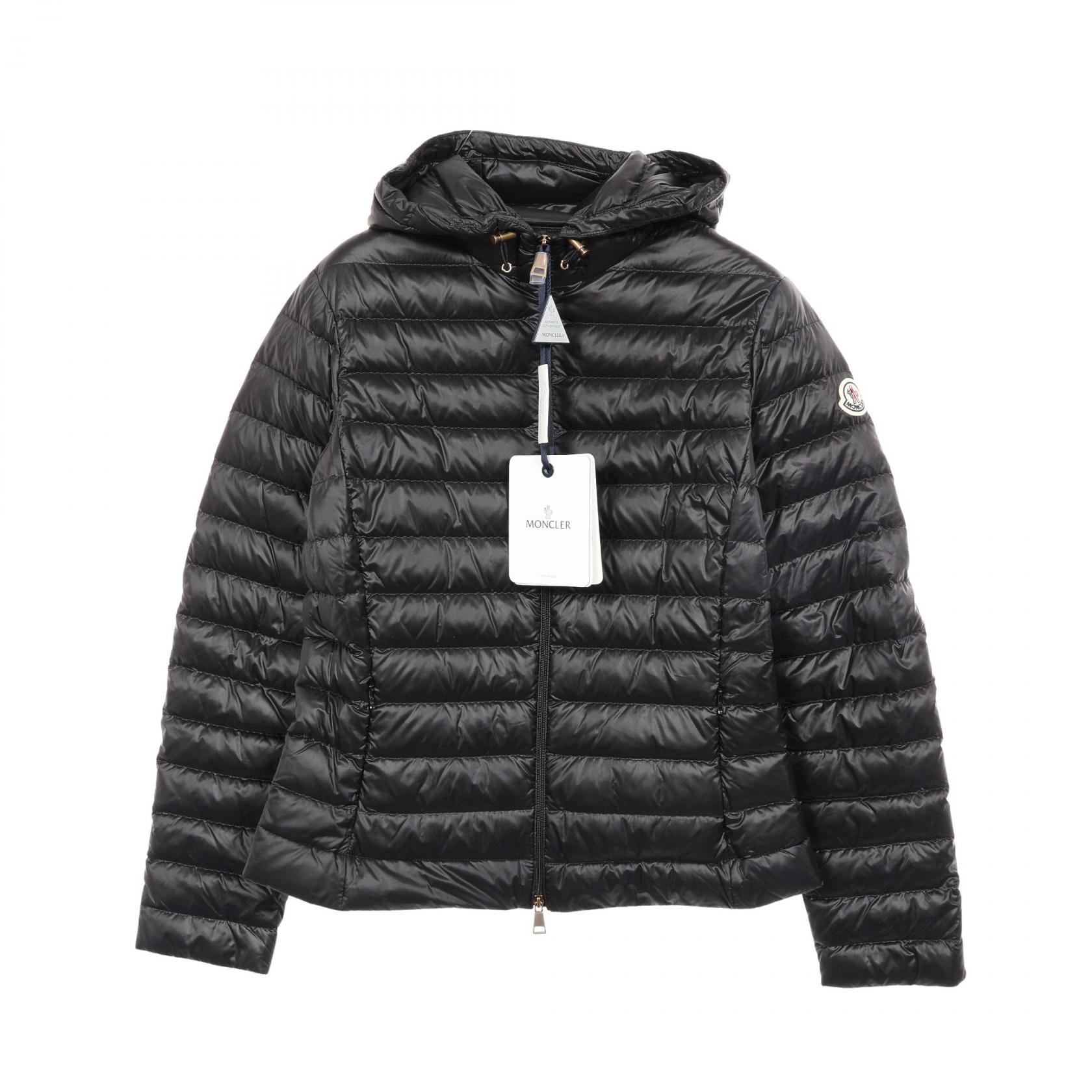 モンクレール MONCLER IGELHOOD フード付き ダウンジャケット 衣料品 アウター ナイロン レディース ブラック系 L20931A000929991 【新品】